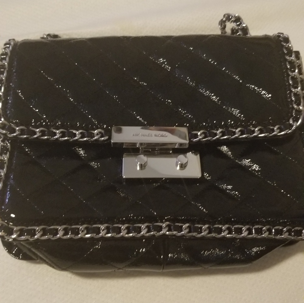 Michael Kors Black Quilted Leather Tote Bag - Picture 8 of 8